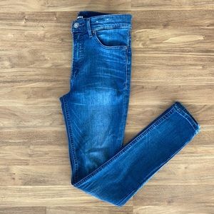 Express High Rise Denim Skinny Jeans